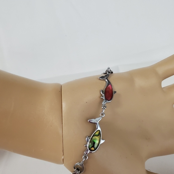 Silver Dolphin Bracelet - Picture 5 of 9